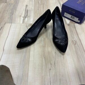 Elegant Stuart Weitzman, Black suede Women's Heels